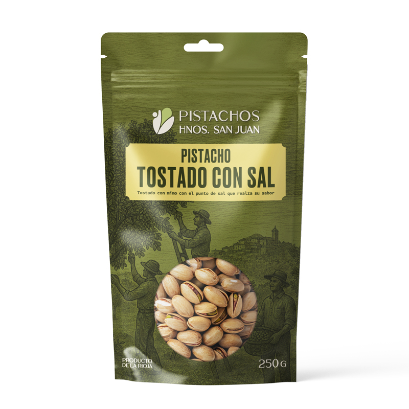 Pistacho tostado con sal